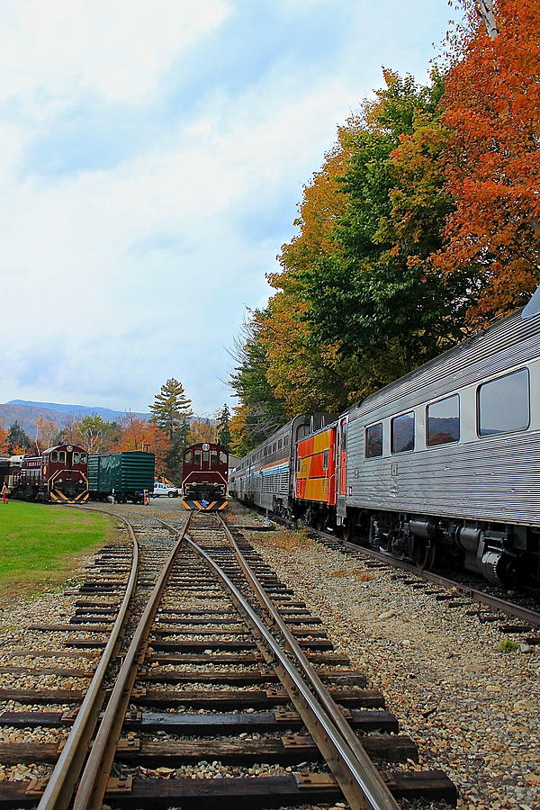 Train Photograph - Trains of NH by Amazing Jules