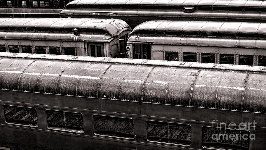 Trains Photograph by Olivier Le Queinec