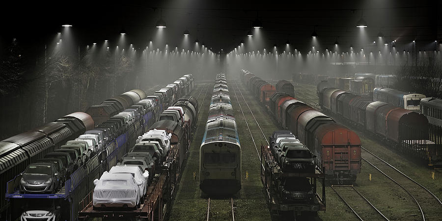 Train Photograph - Trainsets by Leif L?ndal