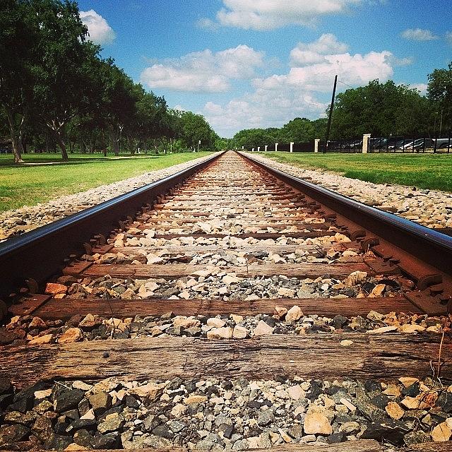 #traintracks Photograph by Sarah Johanson