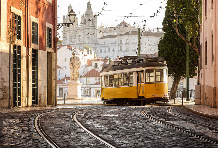 Tramway in Lisbon Photograph by PEC Photo