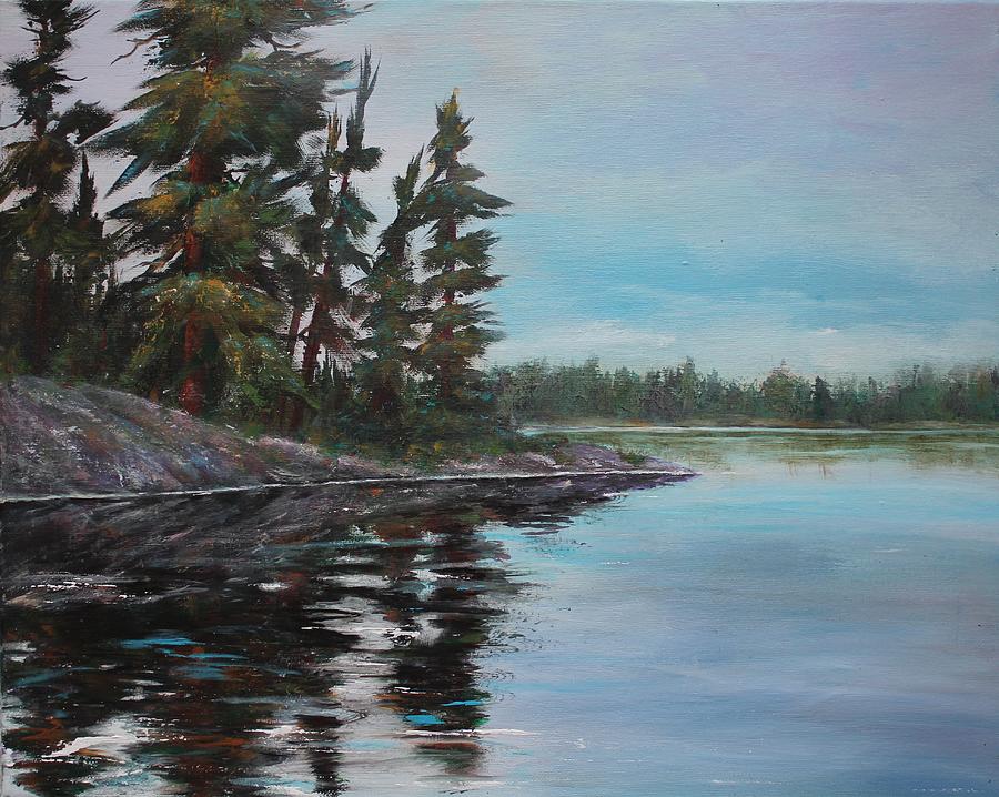 Tranquil Bay Painting by Ruth Kamenev