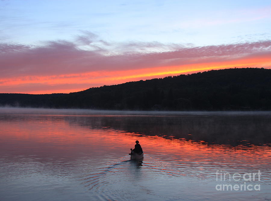 Tranquil Canoe Photograph By Steve Ratliff   Fine Art America