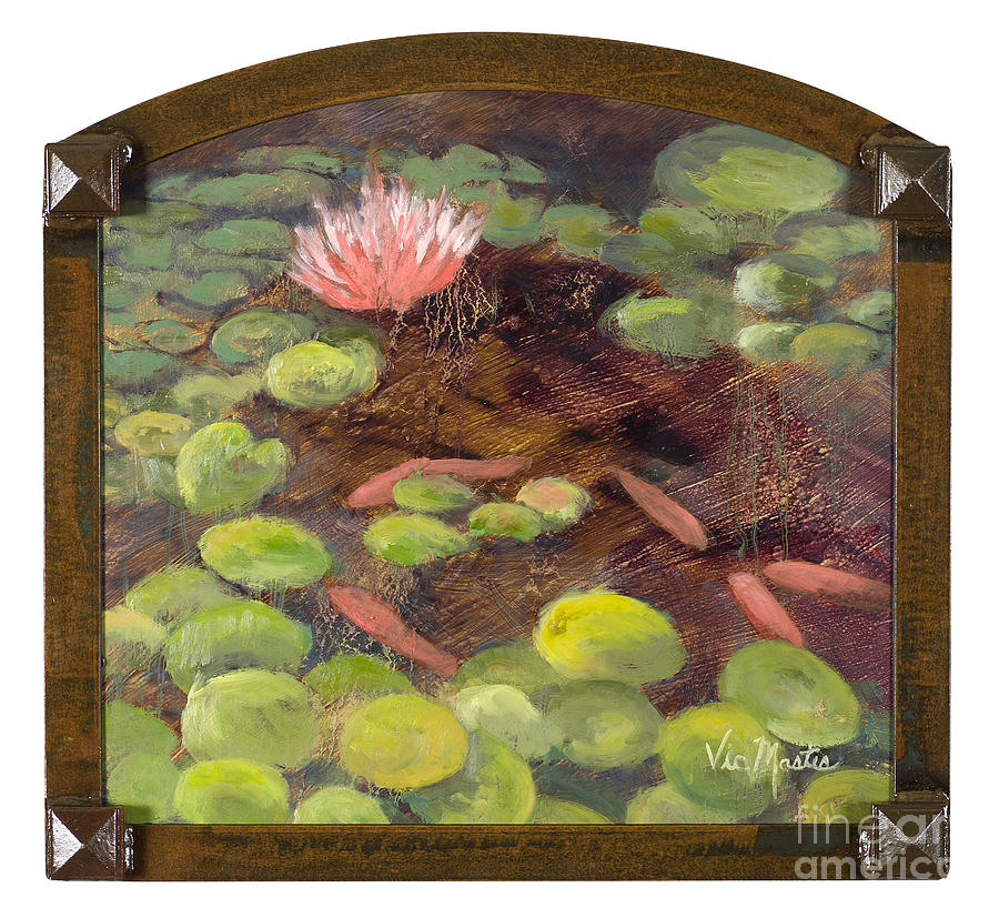 Tranquil Moments with Gold Leaf by Vic Mastis by Vic Mastis Tranquil Moments with Gold Leaf by Vic Mastis by Vic Mastis