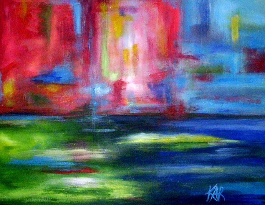 Abstract Painting - Tranquility by Art by Kar