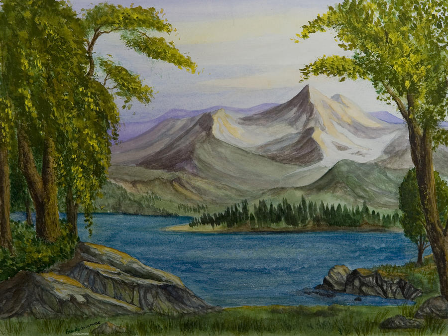 Tranquility Painting by Brenda Salamone