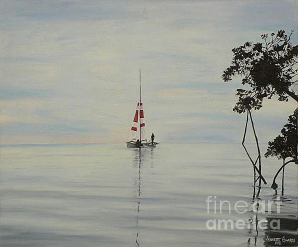 Tranquility Painting by Jeanette Louw
