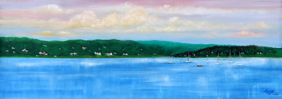 Tranquility on the Navesink River Painting by Leonardo Ruggieri