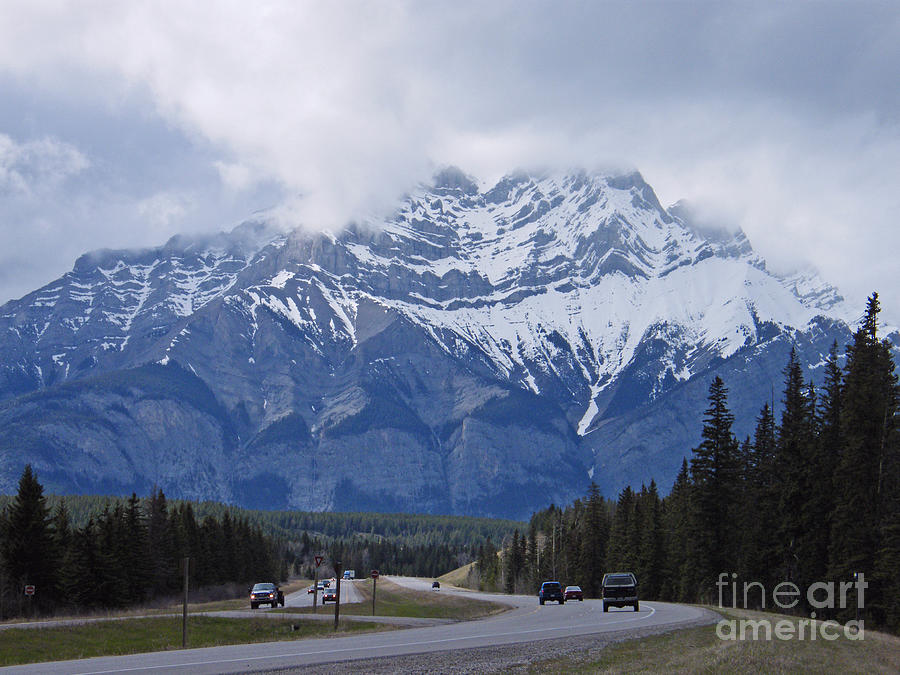 Trans Canada Highway - Banff - Alberta Photograph by Phil Banks
