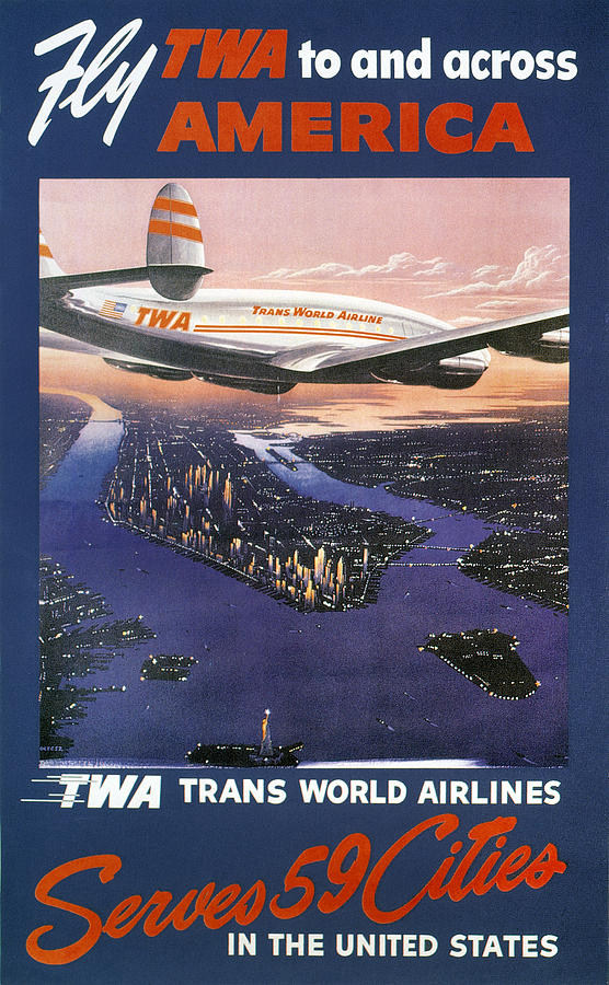 1950s Photograph - Trans-world Airlines 1950s by Granger 1950s Photograph - Trans-world Airlines 1950s by Granger