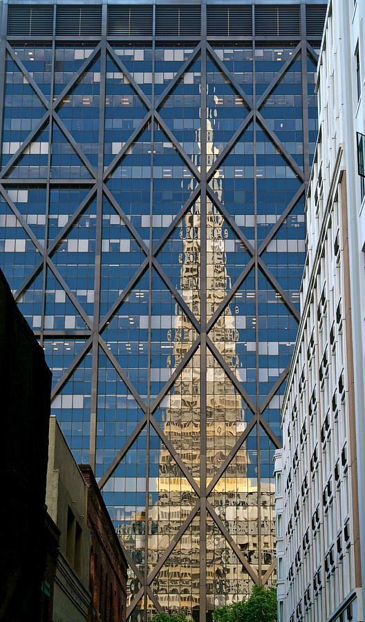 Transamerica Pyramid Reflection Abstract Photograph by Michele Myers