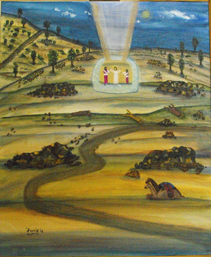 Jesus Christ Painting - Transfiguration of Jesus by Larry Farris