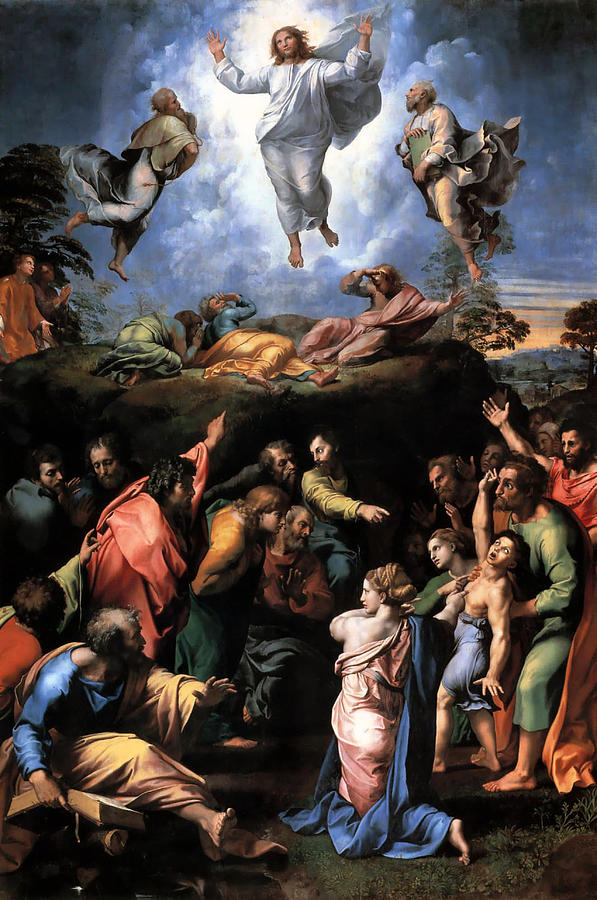 Raphael Digital Art - Transfiguration Reproduction Art Work by Raphael