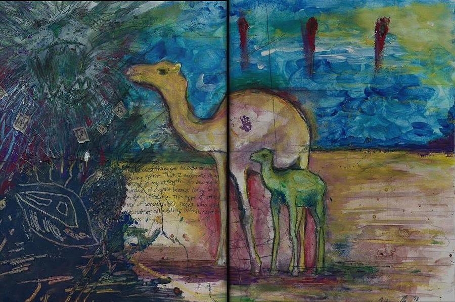 Camel Mixed Media - Transformation of the Soul by Mariah Legg