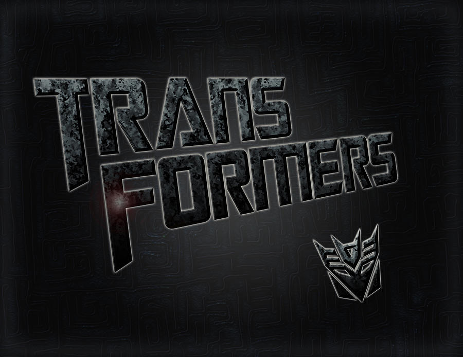 Transformers Typography Design Painting by Georgeta Blanaru