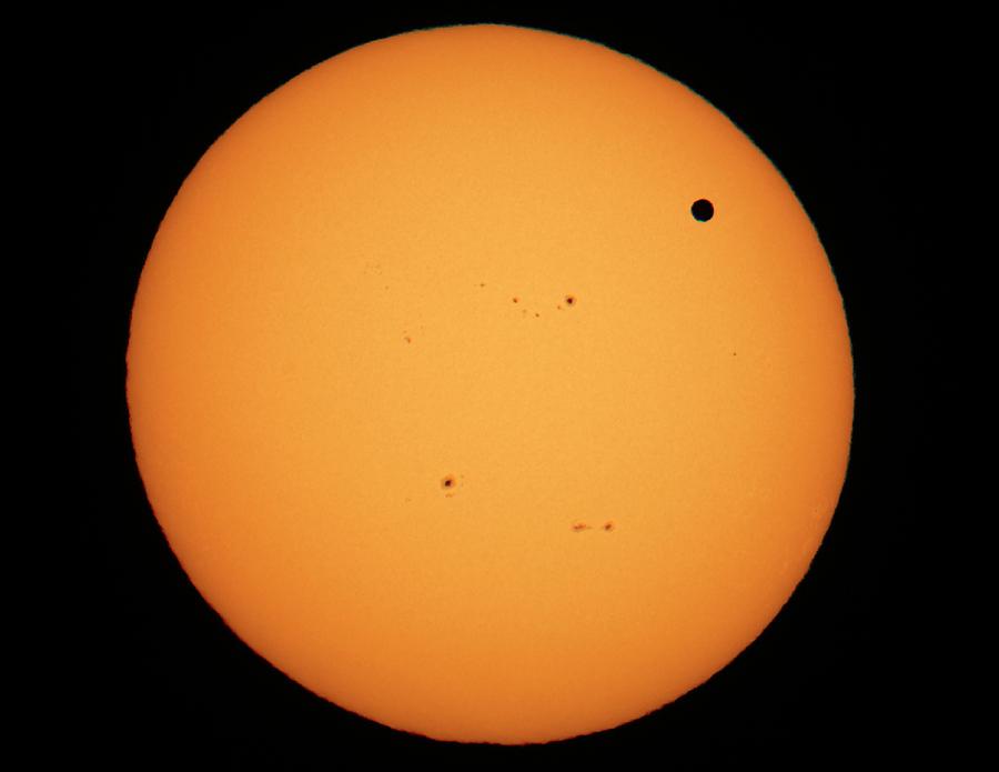 Space Photograph - Transit Of Venus by Martin Rietze/science Photo Library