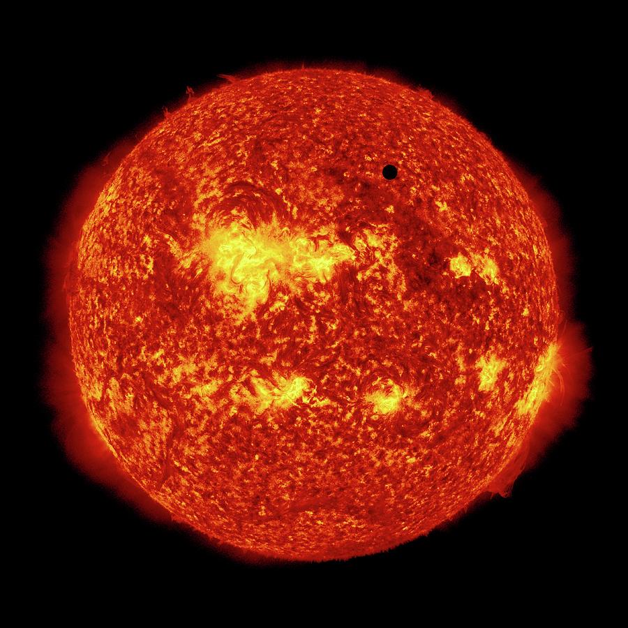 Transit Of Venus Photograph by Nasa/goddard Space Flight Center/sdo/science Photo Library