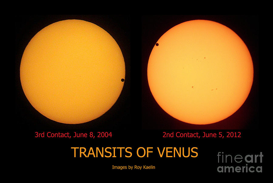 Transits Of Venus Photograph By Roy Anthony Kaelin - Fine Art America