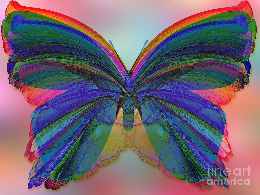 Translucent Butterfly Digital Art by Klara Acel