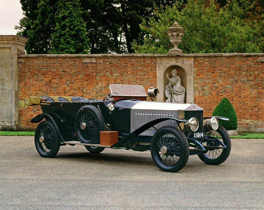Transportation Photograph - Transport, Car, 1914 Rolls Royce Silver by Panoramic Images