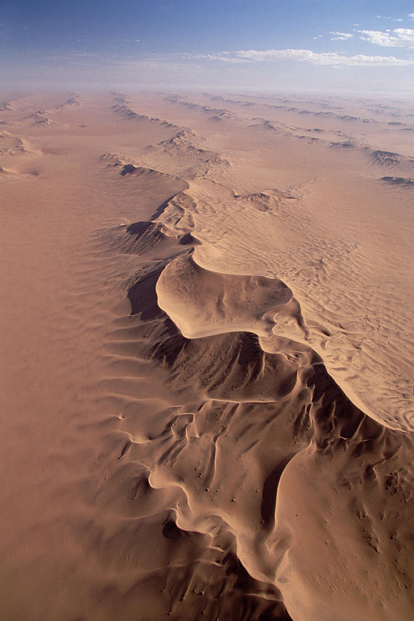 Transverse Sand Dune Namib-naukluft Np Photograph by Gerry Ellis