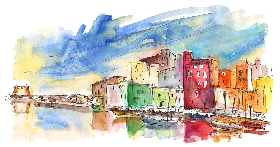 Trapani 04 Painting by Miki De Goodaboom