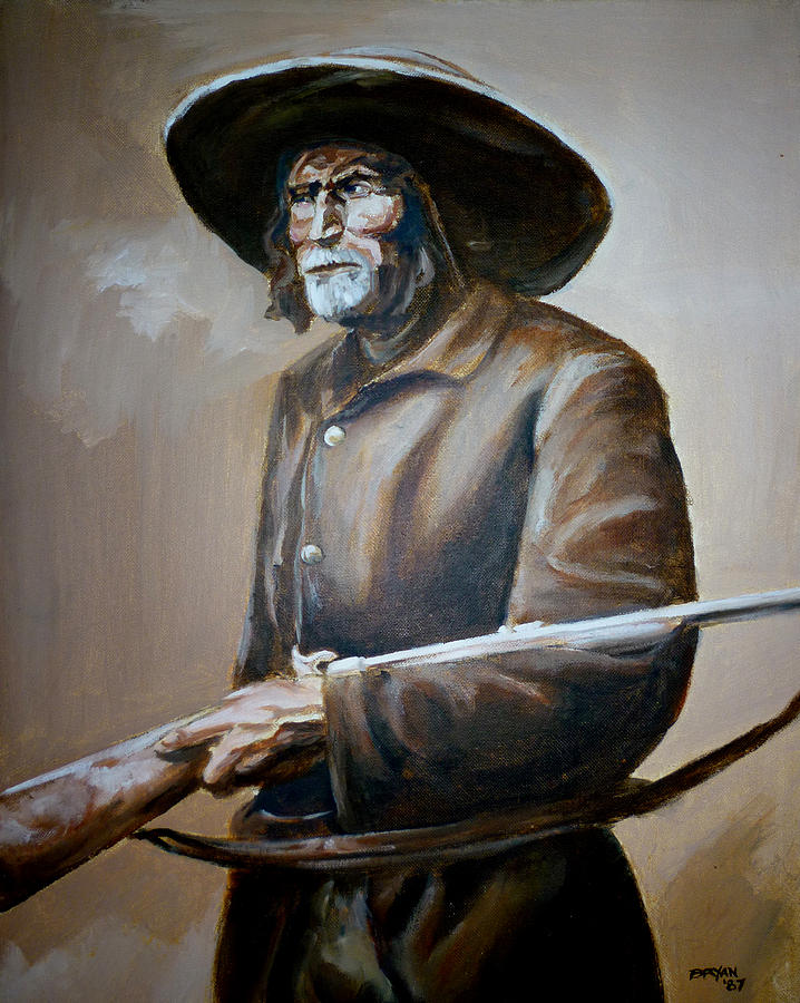 Trapper Painting by Bryan Bustard