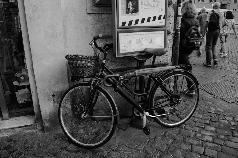 Trastevere Bicycle Photograph by Allan Morrison