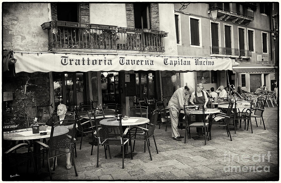 Trattoria in Venice  Photograph by Madeline Ellis