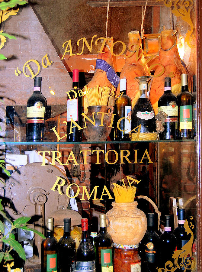 Trattoria Roma Photograph by Caroline Stella