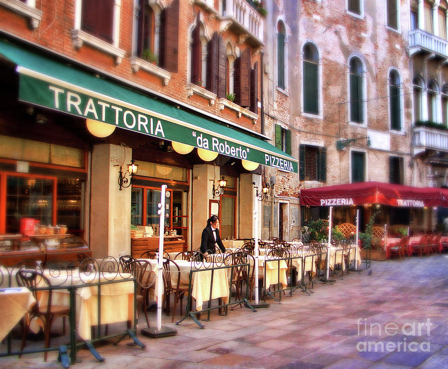 Architecture Photograph - Trattoria by Sylvia Cook