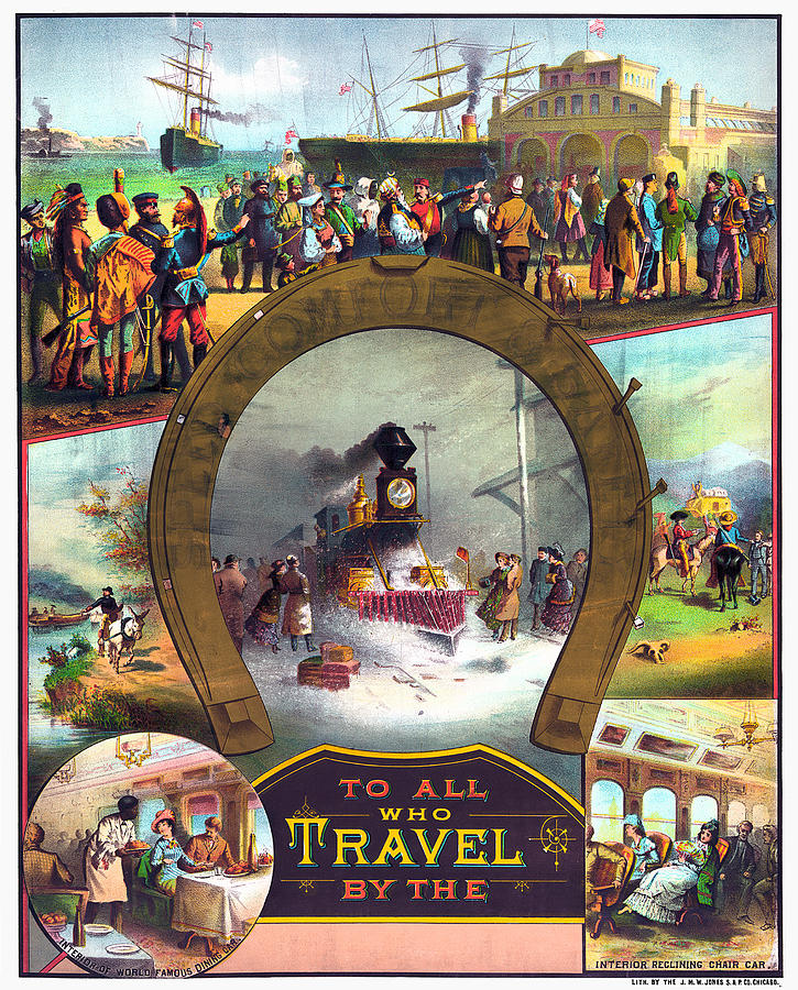 TRAVEL POSTER, c1882 Photograph by Granger