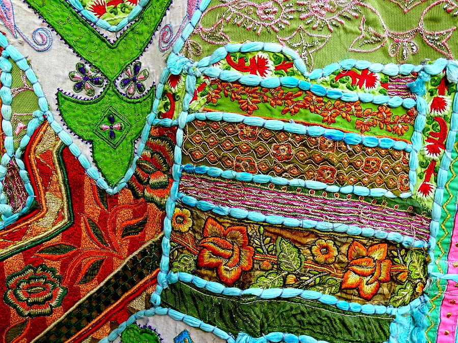 Travel Shopping Colorful Tapestry 5 India Rajasthan Photograph by Sue Jacobi