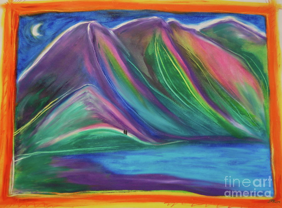 Travelers Mountains by jrr Painting by First Star Art