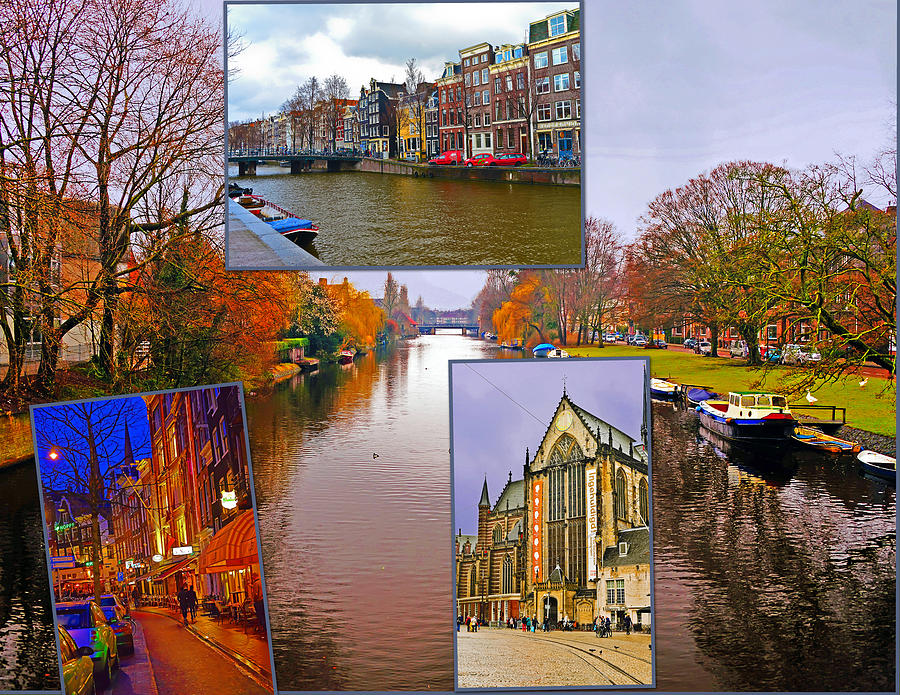 Traveling Through Amsterdam Photograph by Elvis Vaughn