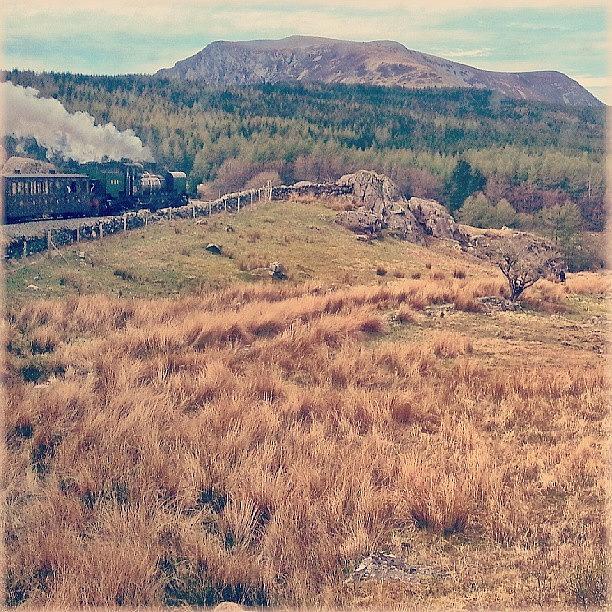 Mountain Photograph - #travelling By #steamengine Across The by Linandara Linandara