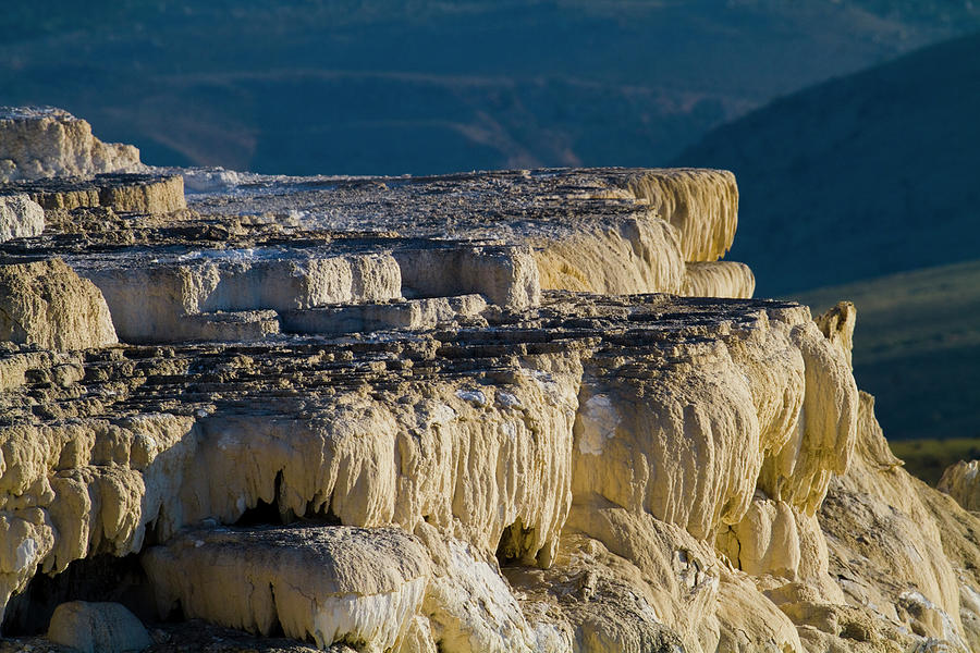 Travertine Hot Springs Rock Formation Photograph by Mark Miller Photos