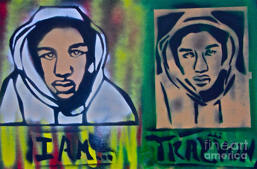Monopoly Painting - Trayvon Martin by Tony B Conscious