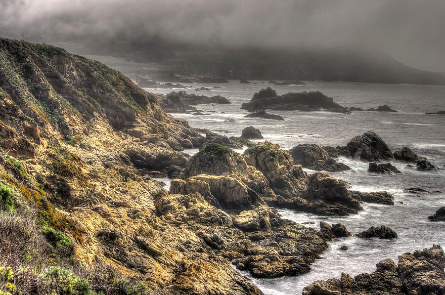 Treacherous Waters Big Sur Central California Coast Spring Mid-Afternoon Photograph by Michael Mazaika