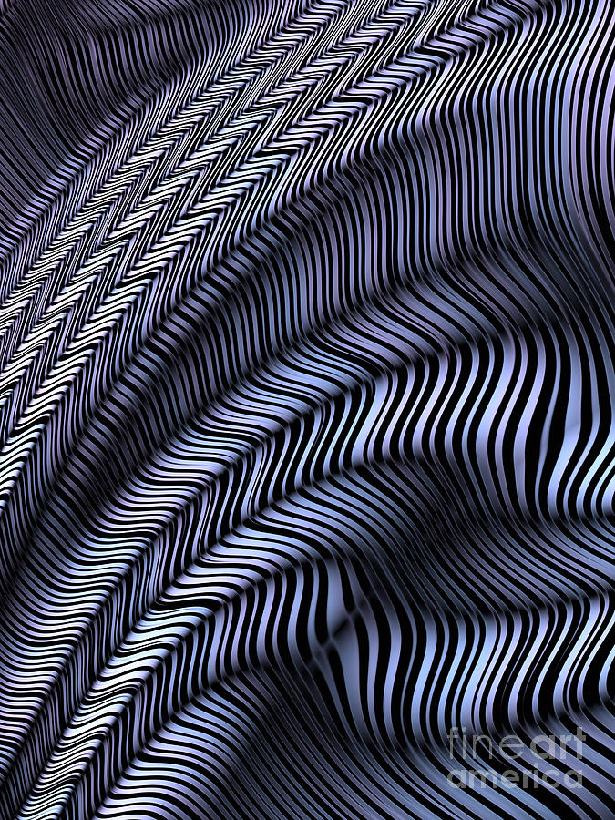 Abstract Digital Art - Tread Pattern by John Edwards