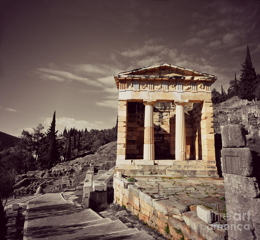 Treasury of Athens Photograph by Eric Liller