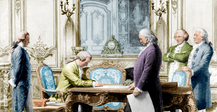 Treaty Of Amity Between U.s Photograph by Science Source