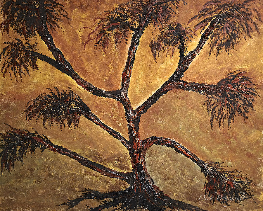 Tree Painting by Dick Bourgault