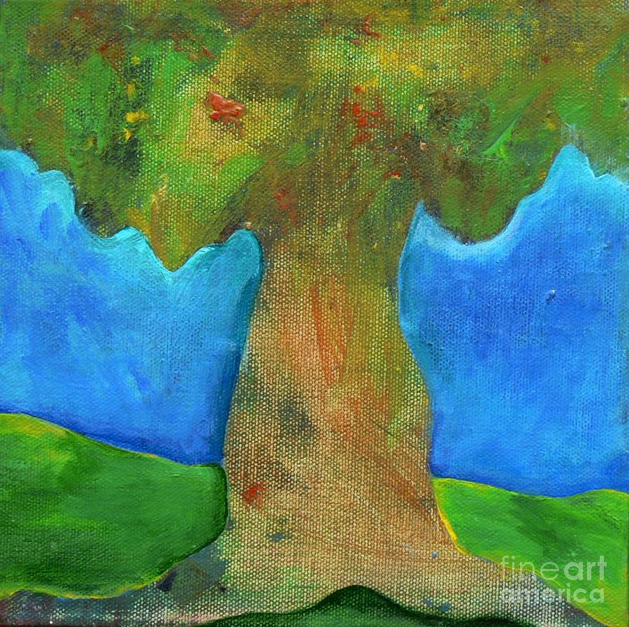 Tree  Painting by Elizabeth Fontaine-Barr