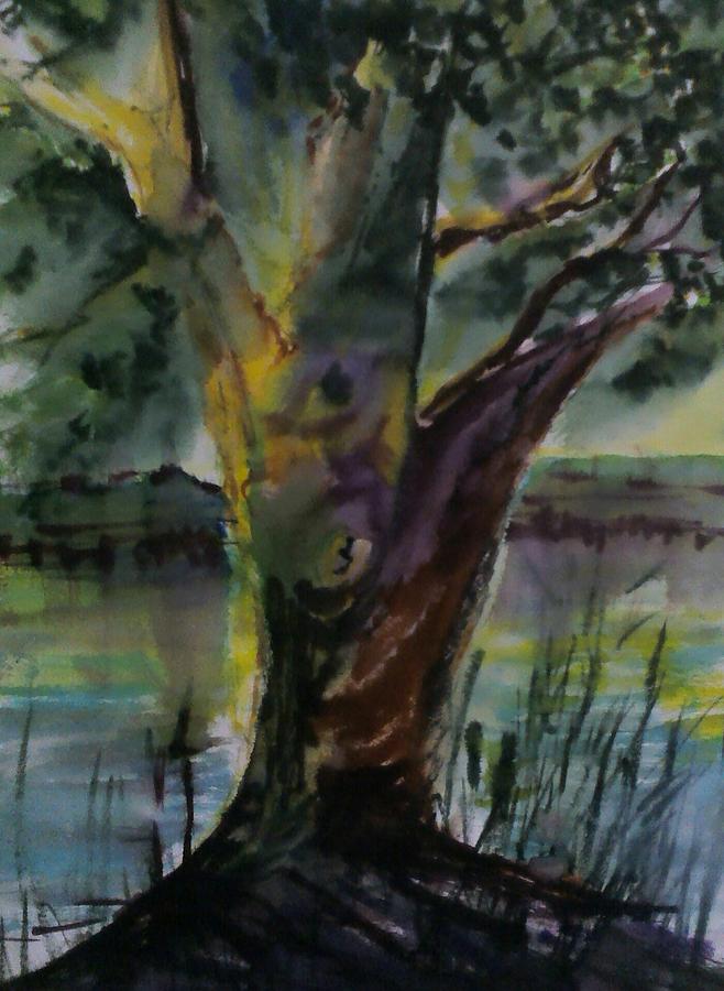 Tree in a dream Painting by Paul Rowe