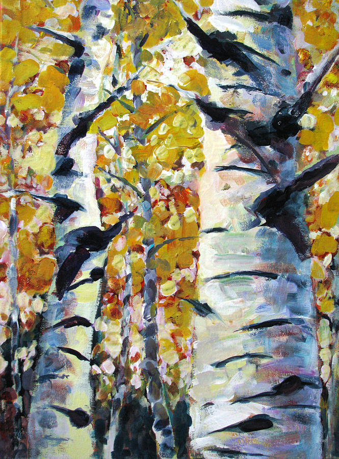 Trees Painting - Tree Magic by Melissa Gannon Trees Painting - Tree Magic by Melissa Gannon