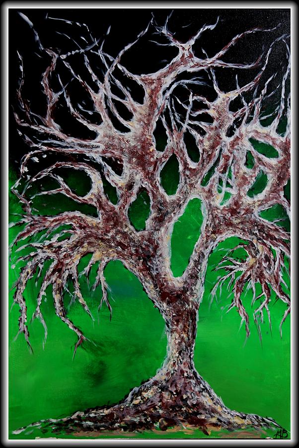 Tree of Haunted Souls Mixed Media by Madison Frasier | Fine Art America