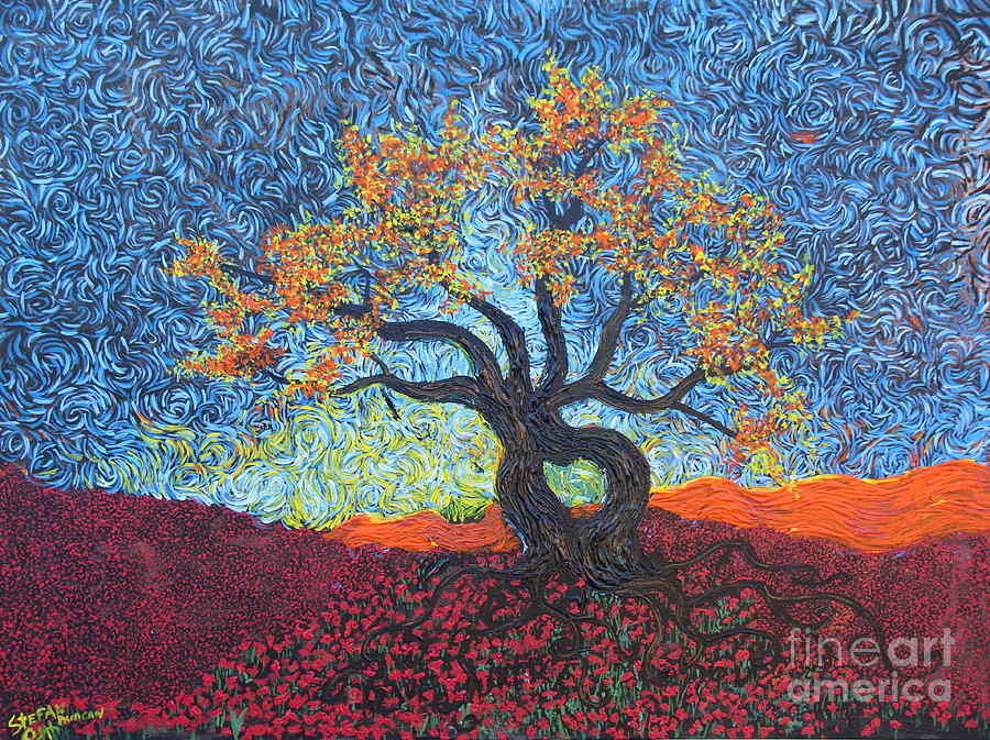 Tree Of Heart Painting by Stefan Duncan