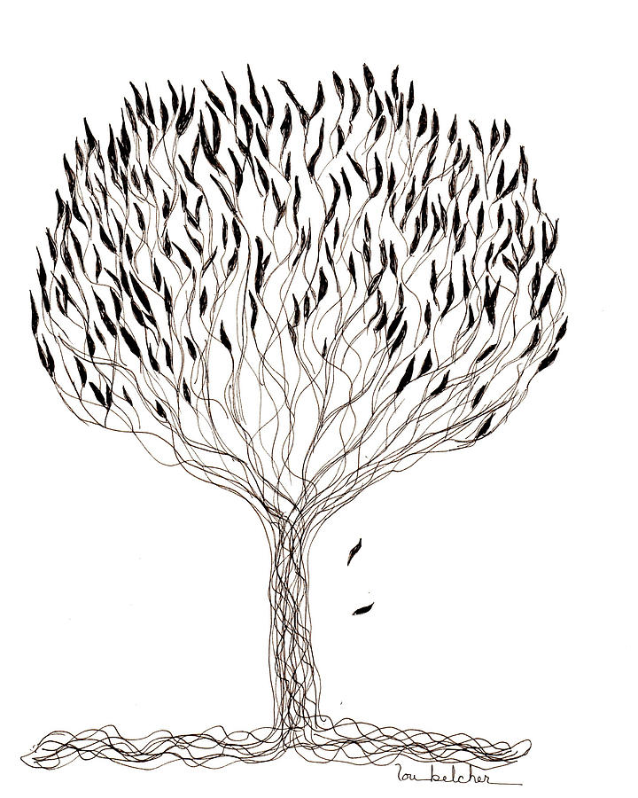 Tree of Hope Drawing by Lou Belcher