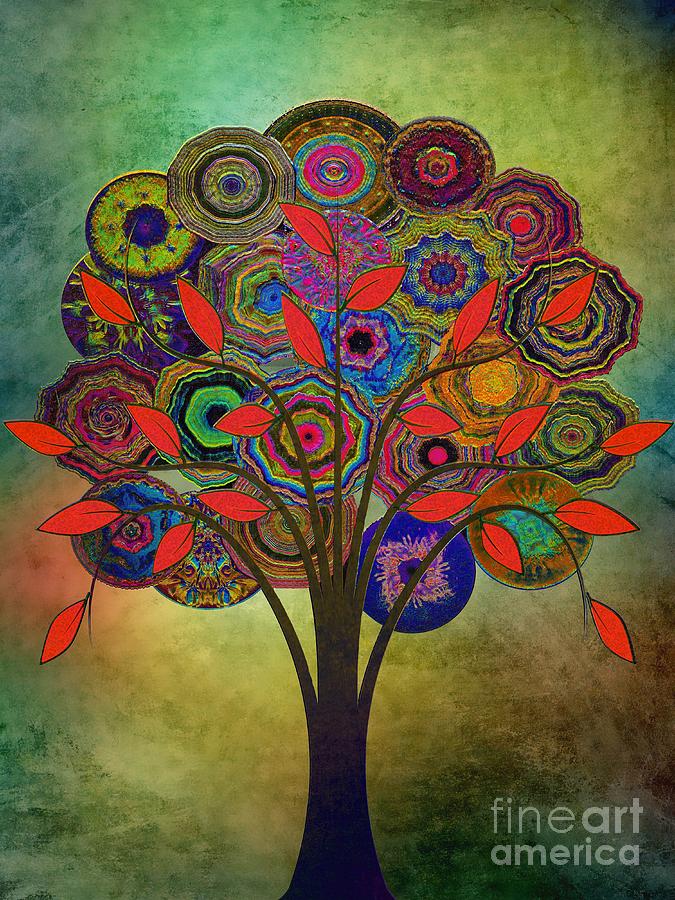 Tree of Life 2. version Digital Art by Klara Acel